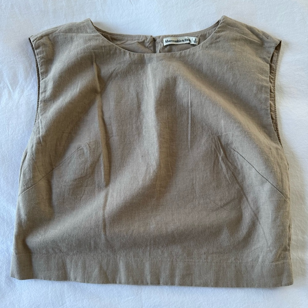 Abercrombie Linen Blend Top